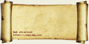 Jelena Bzeničanin vizit kartica